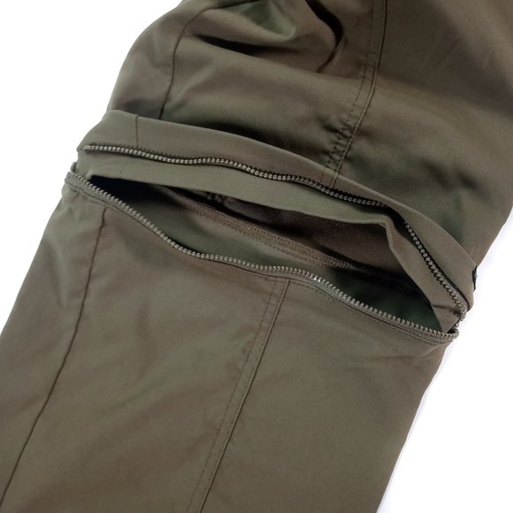 Prana Drab Green Convertible Pants size 14 - Picture 7 of 7